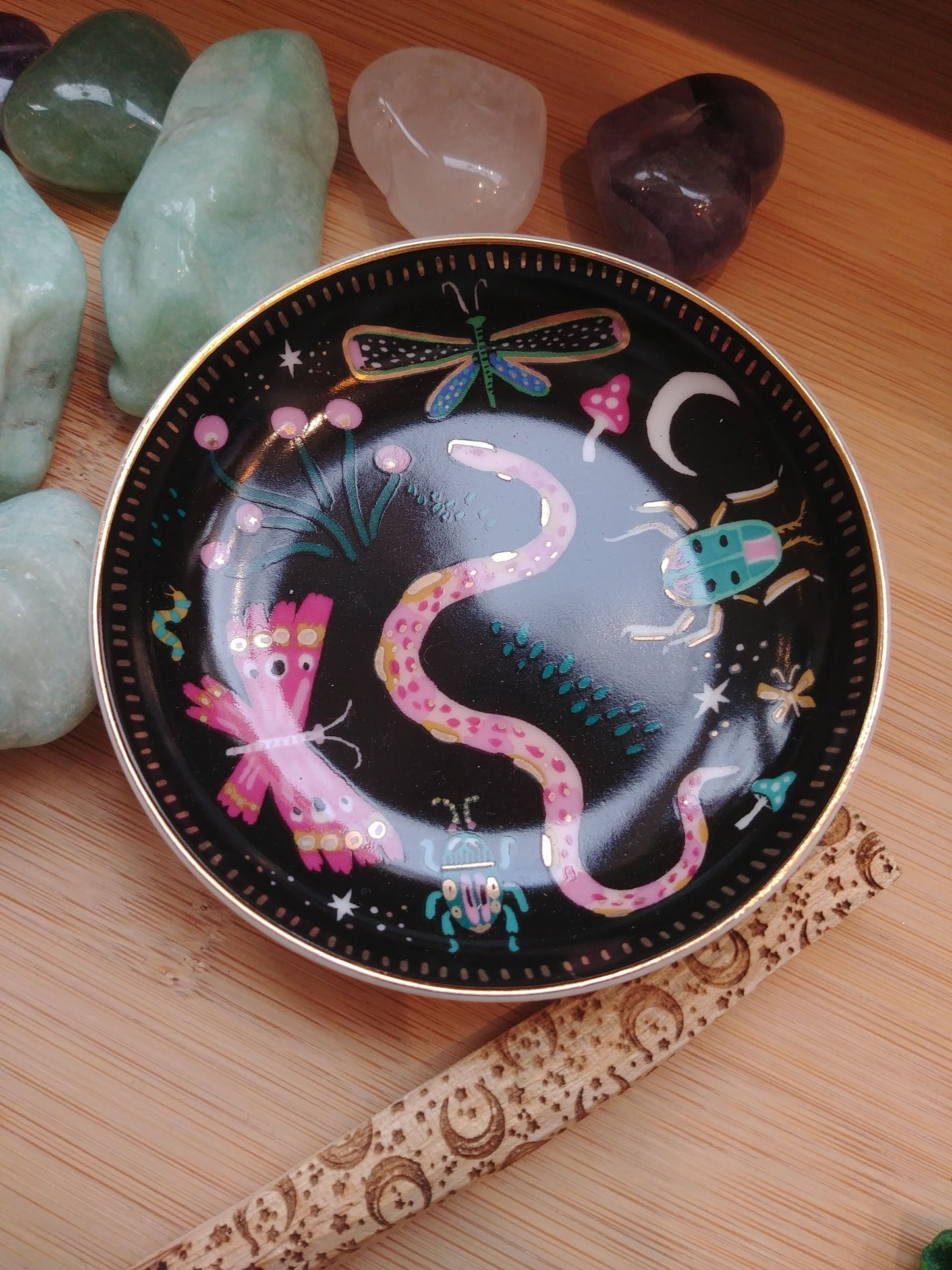 Coupelle à bijoux insectes