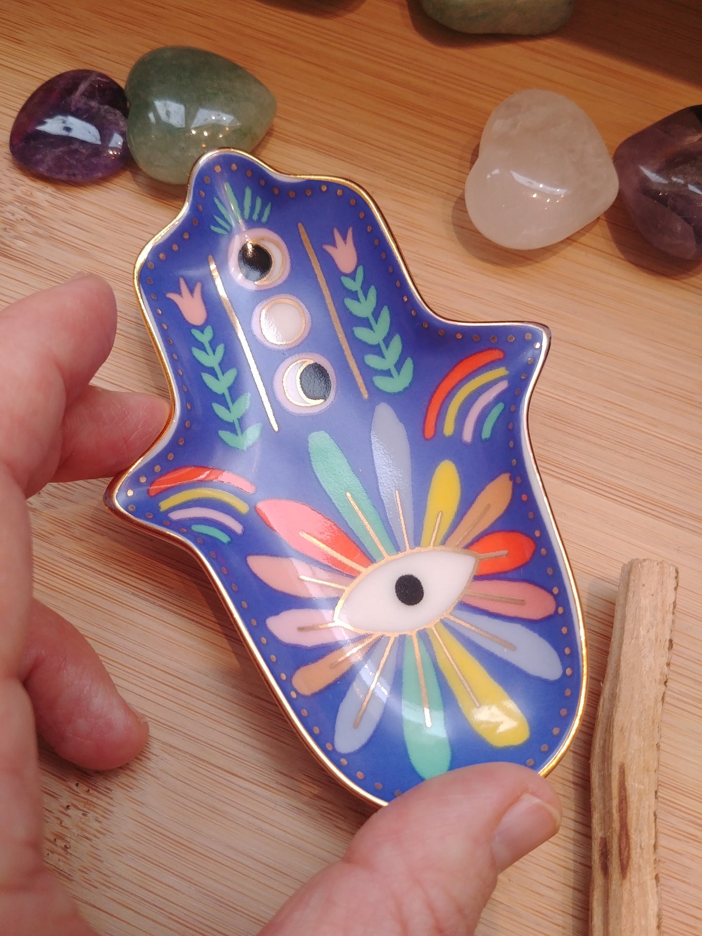 Coupelle à bijoux hamsa