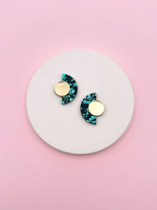 Boucles d'Oreilles Puces Roseline