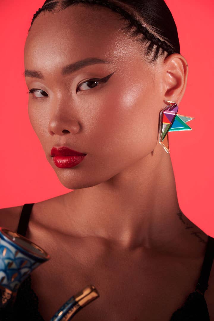 Boucles d'oreilles Origami birds