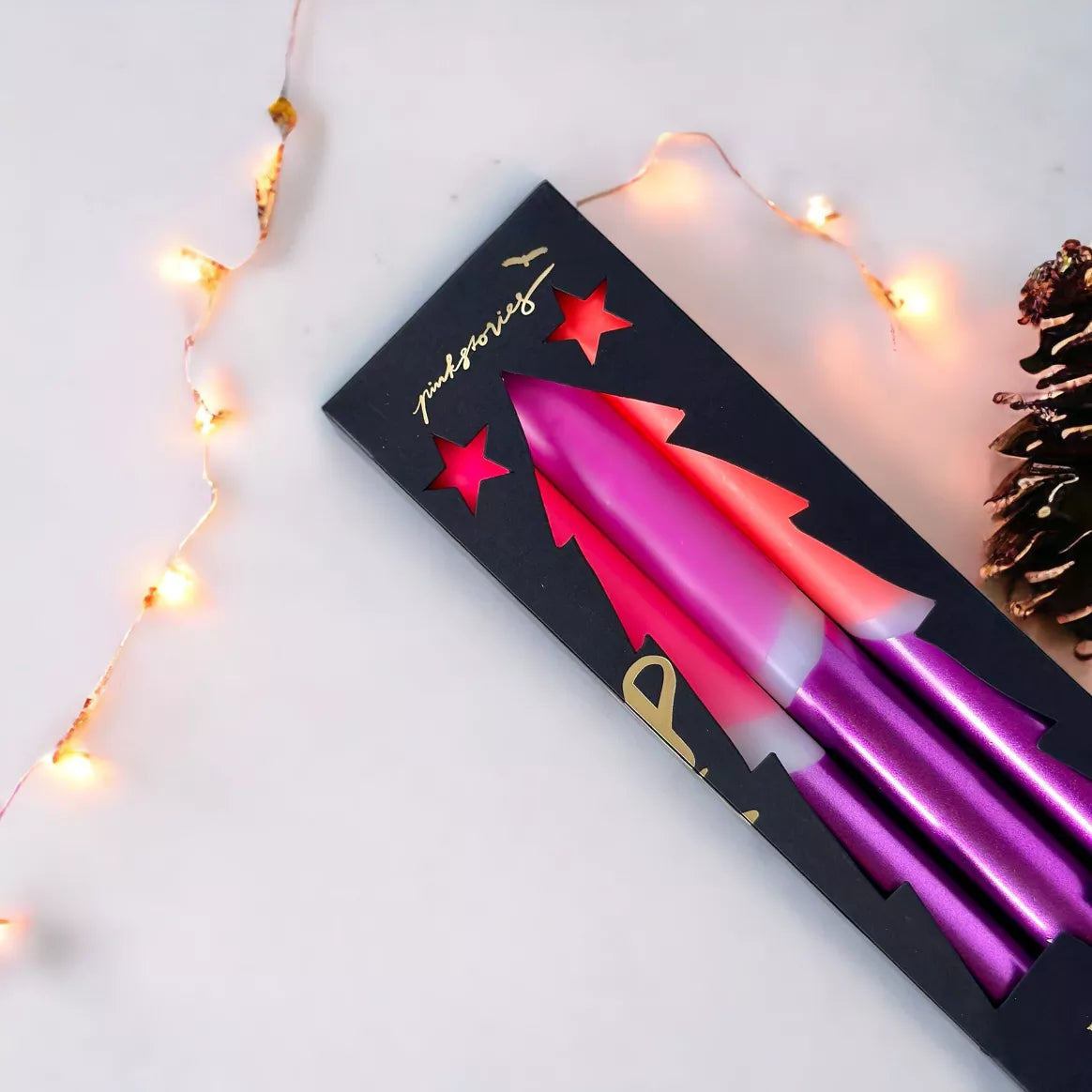 Bougies Pink Stories Xmas