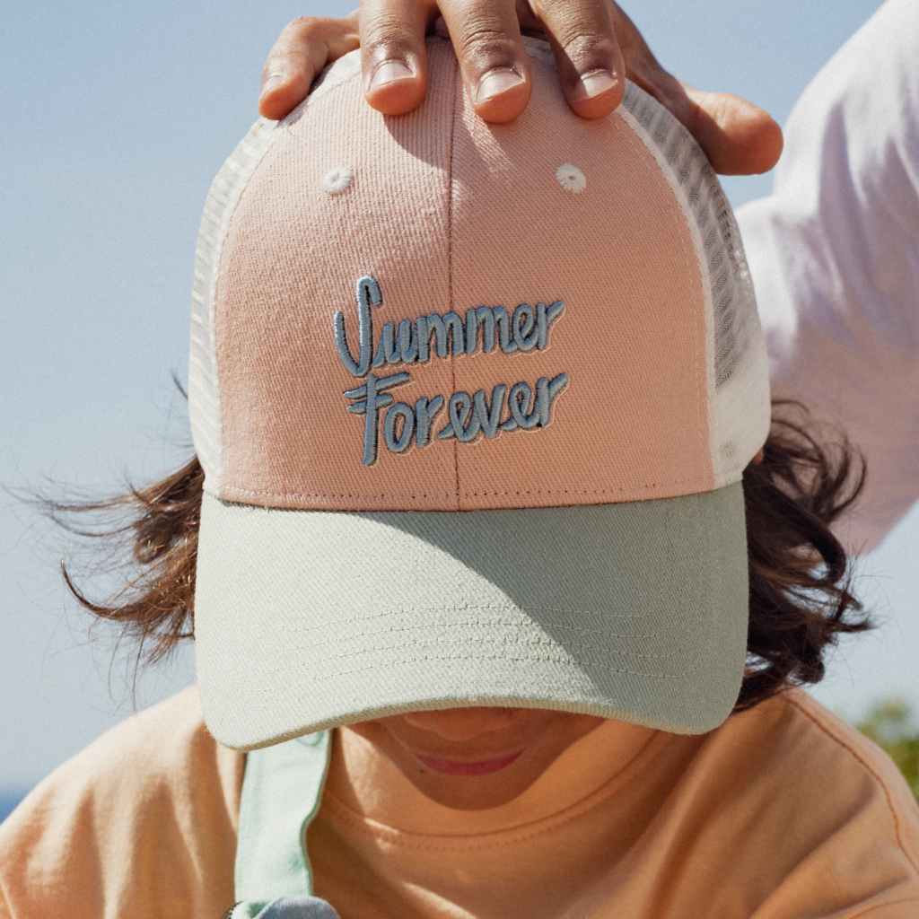Casquette "summer forever" pastel