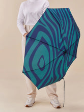 Charger l&#39;image dans la galerie, Parapluie Original Duckhead Swirl blue
