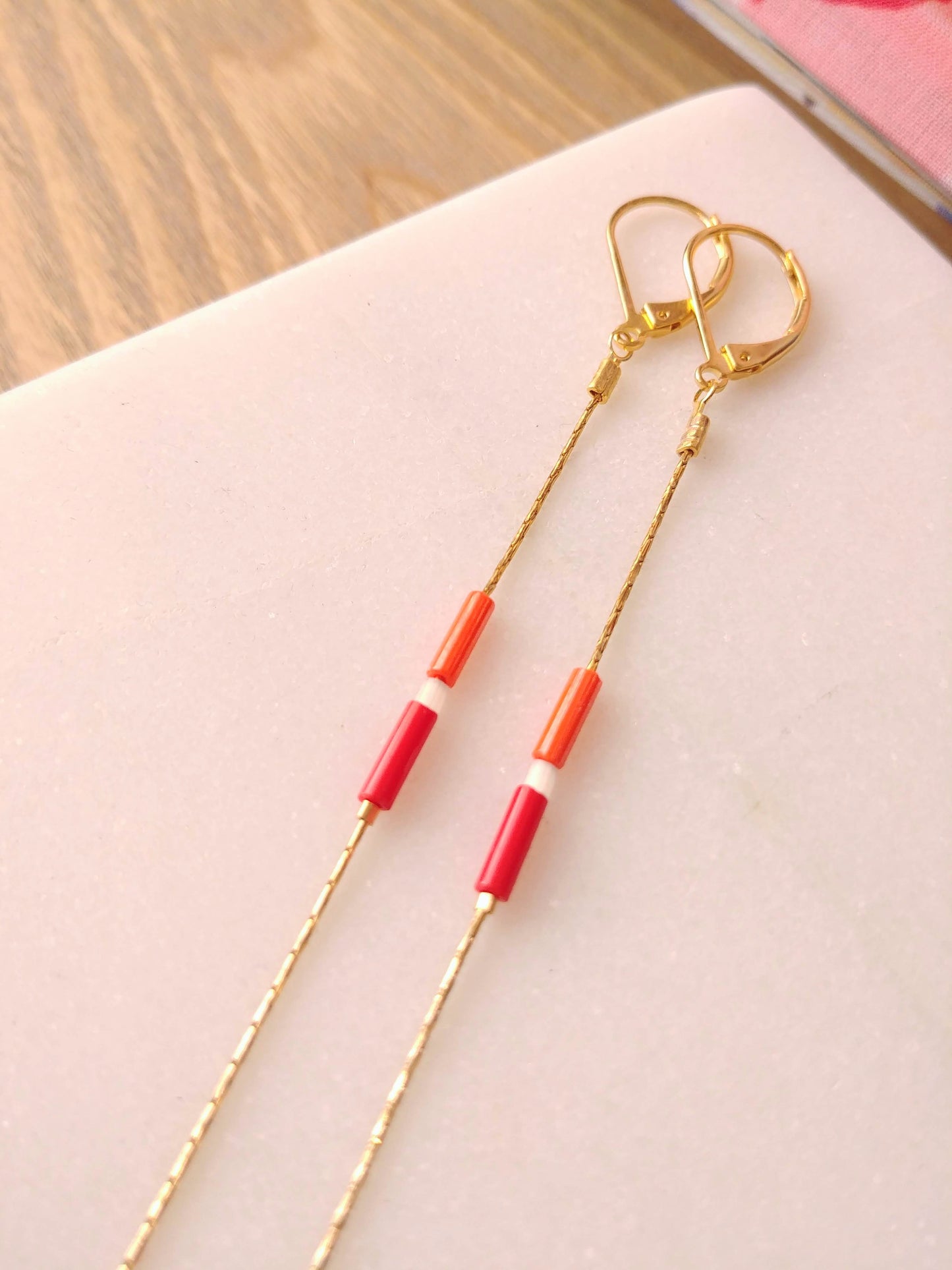 Boucles d'oreilles tubes