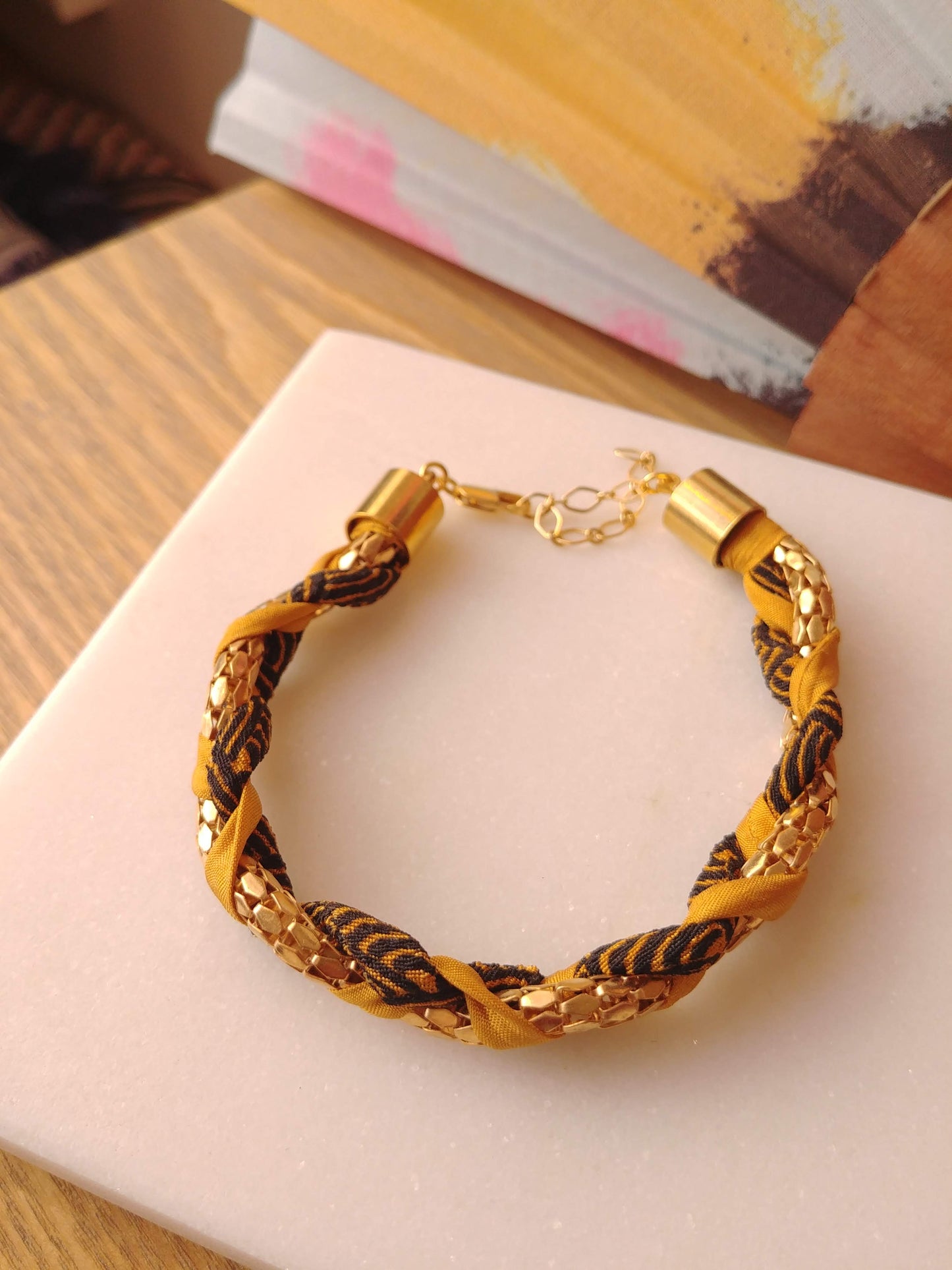 Bracelets tréssés Chirimen