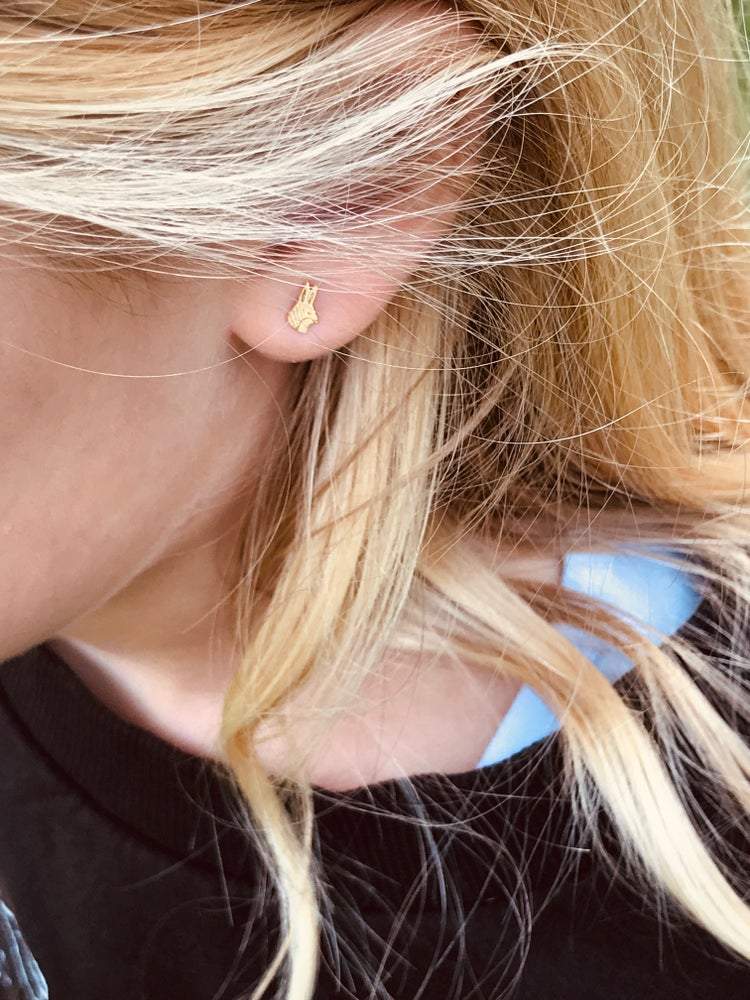 Petites puces d'oreilles "lapin"