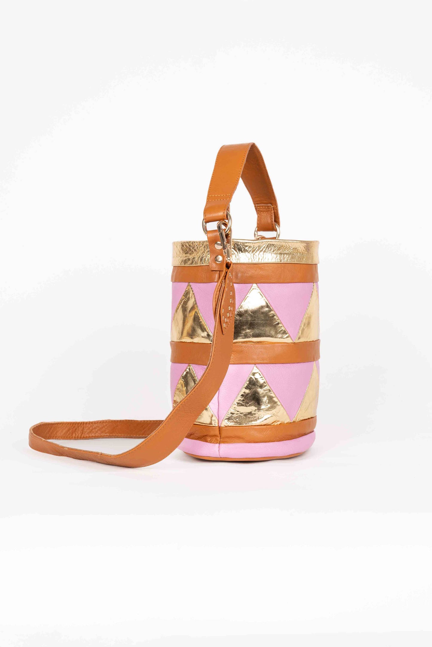 SAC EN DAMIER ROSE