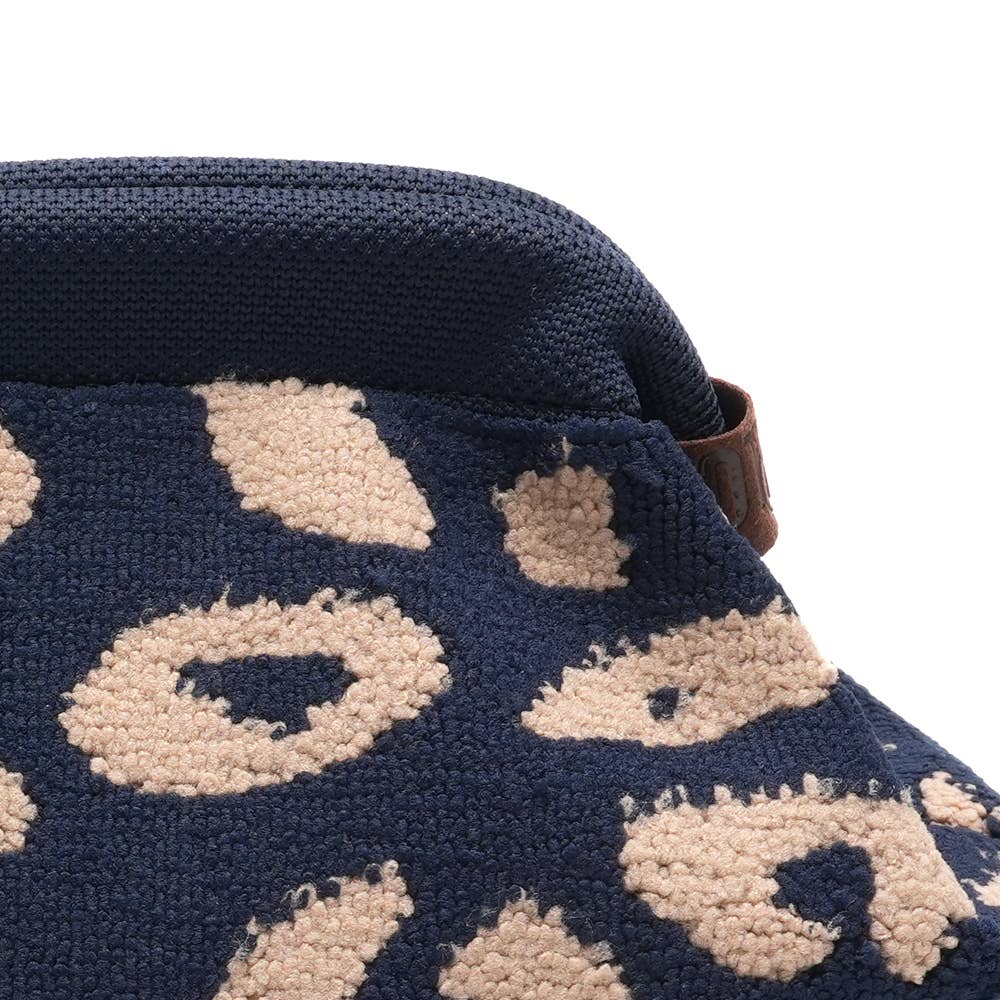 Sac Emma léopard bleu nuit