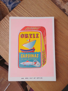 Risographie "sardines"