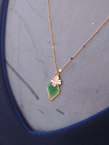 Collier grigri "clover"