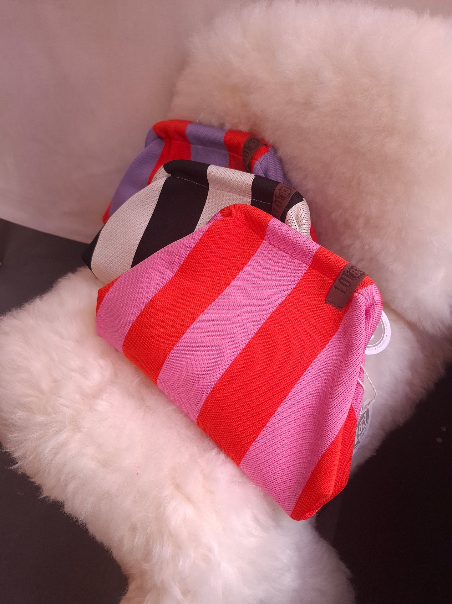 Pochette Emma rose & orange
