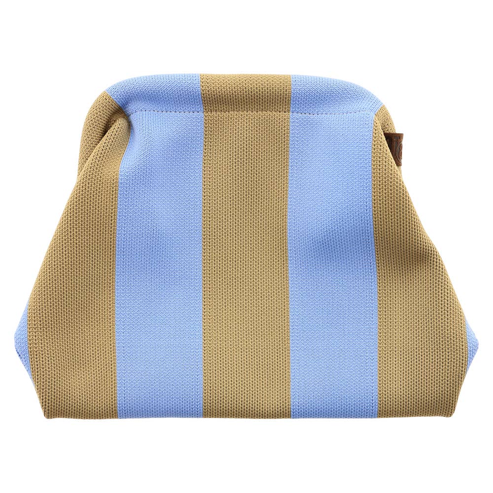 Sac Emma bleu & beige