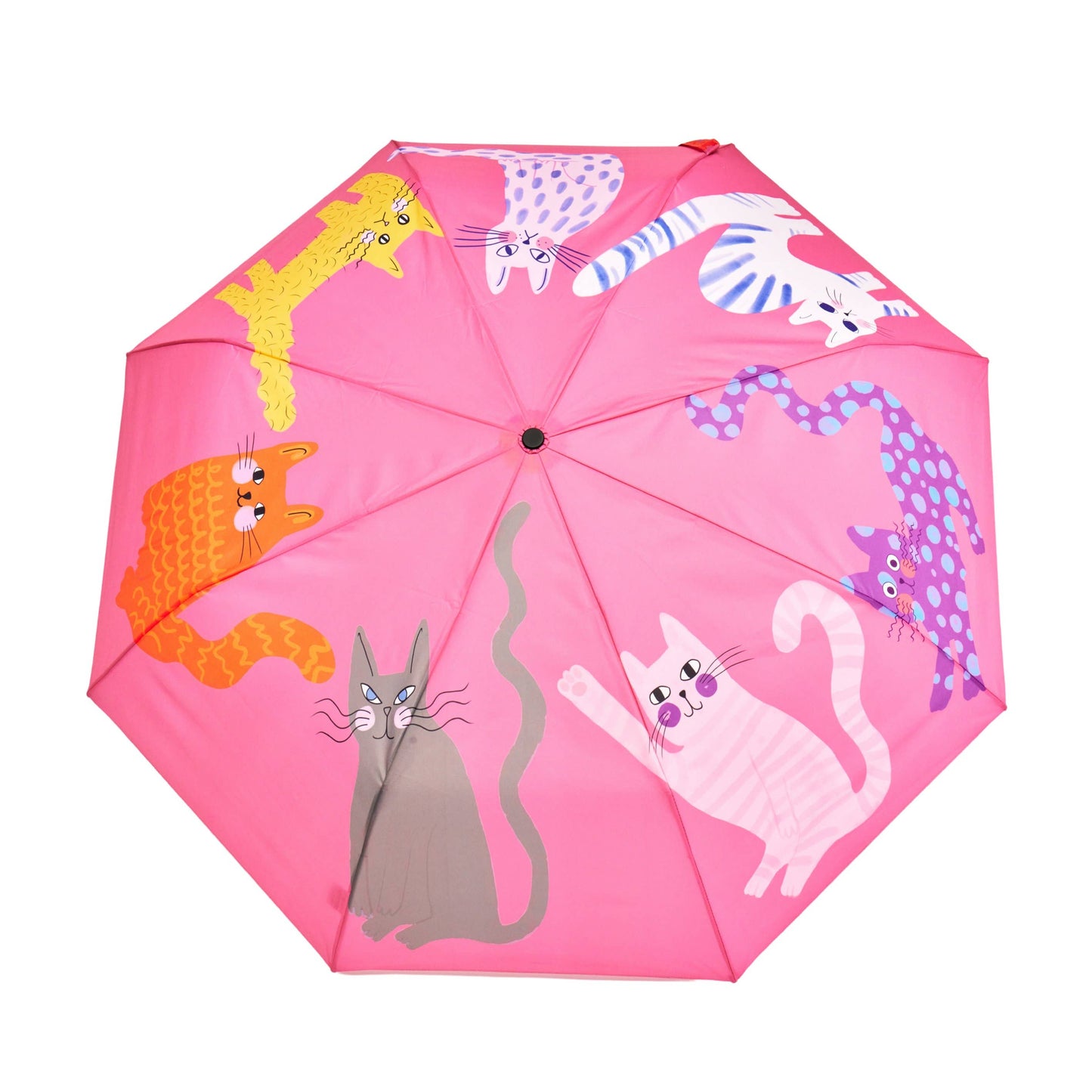 Parapluie "arty cats" rose