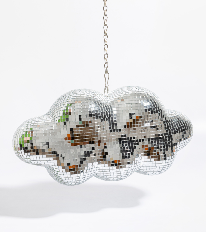 Boule à facettes "nuage"