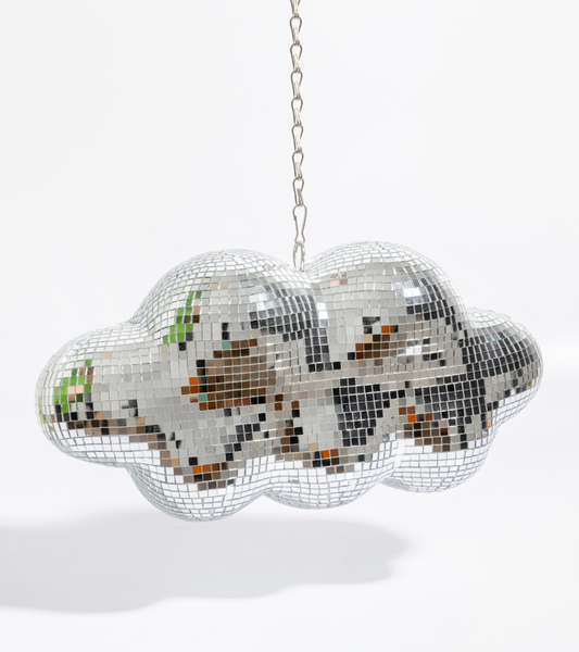 Boule à facettes "nuage"
