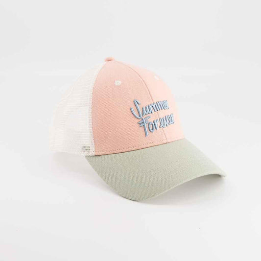 Casquette "summer forever" pastel