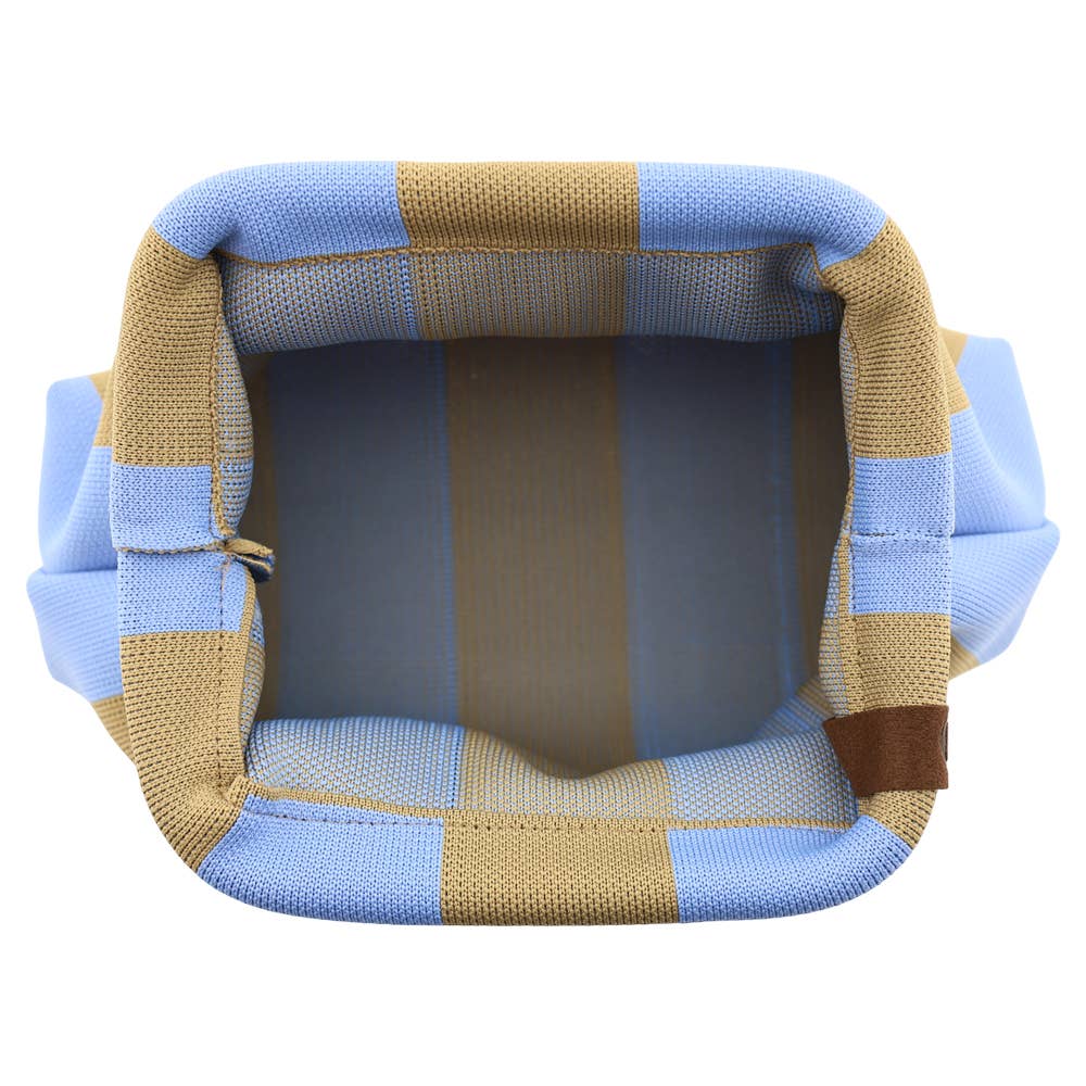 Sac Emma bleu & beige