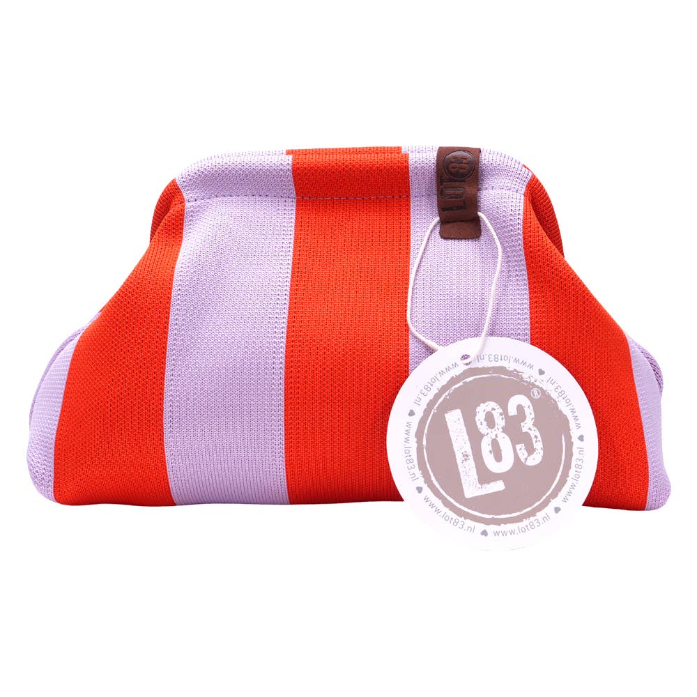 Sac Emma mauve & orange