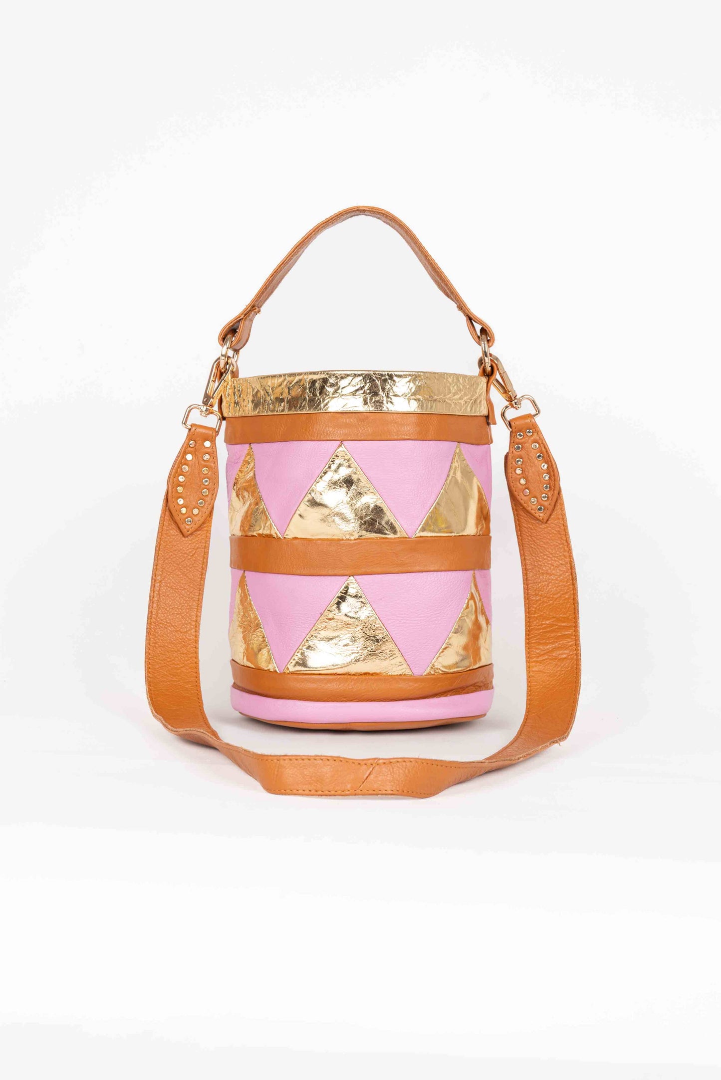 SAC EN DAMIER ROSE