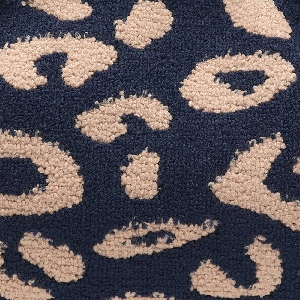 Sac Emma léopard bleu nuit