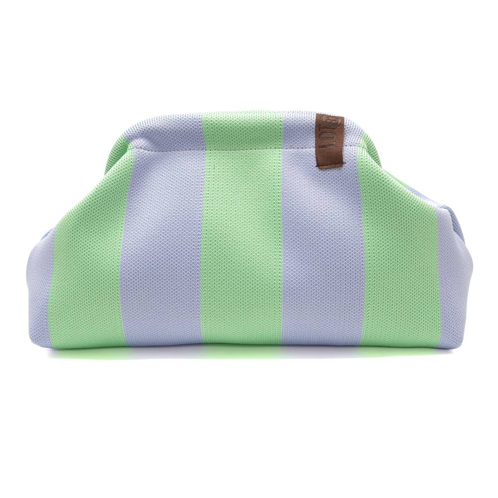 Sac Emma vert & bleu pastel