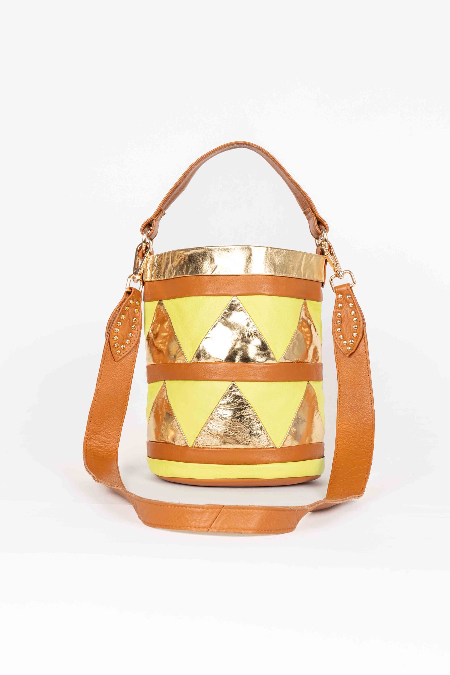 Sac seau triangle lemon