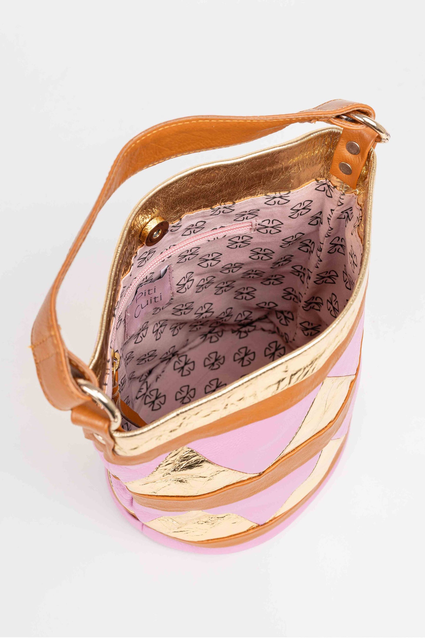 SAC EN DAMIER ROSE