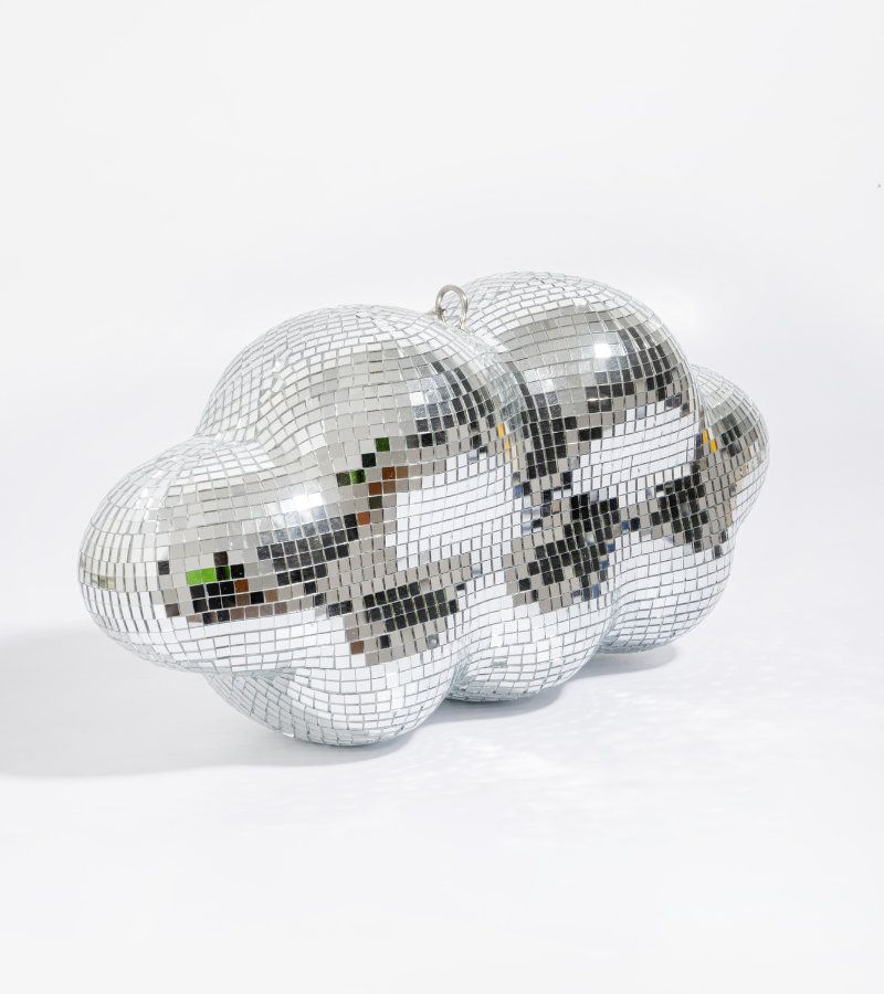 Boule à facettes "nuage"