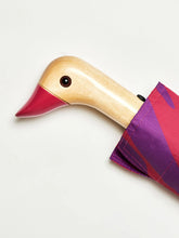 Charger l&#39;image dans la galerie, Parapluie Original Duckhead Swirl bordeaux
