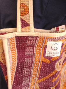 Petit sac kantha indien Cachemire