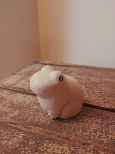 grenouille déco en bois